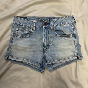 American Eagle High Rise Shorts Super Super Stretch Size 6